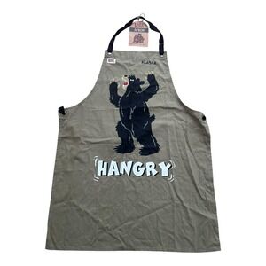 Lazy One Hangry Bear Apron Unisex One Size NWT
